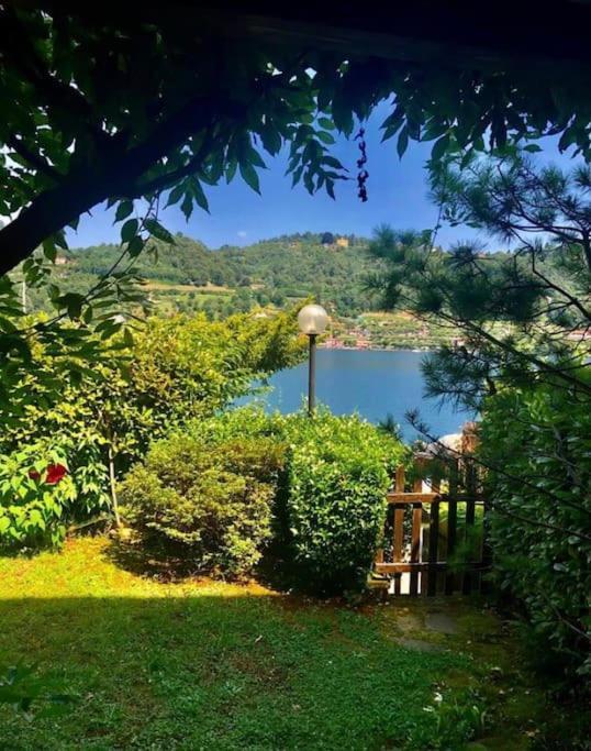 Villa Giardino Con Pontile Sul Lago D'Orta In Riva Orta San Giulio Exterior foto